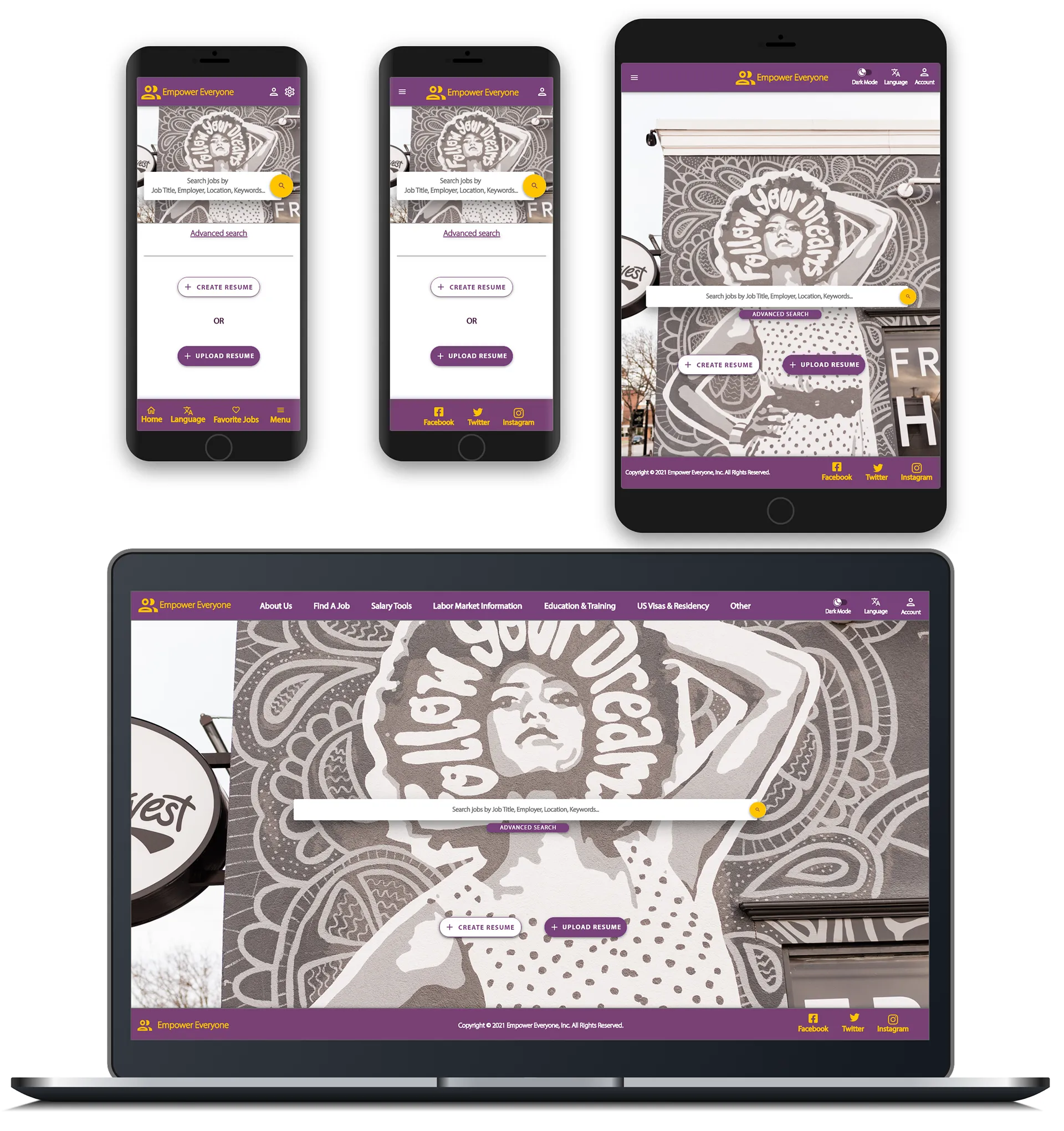 Job Search Service for first generation immigrants — project overview