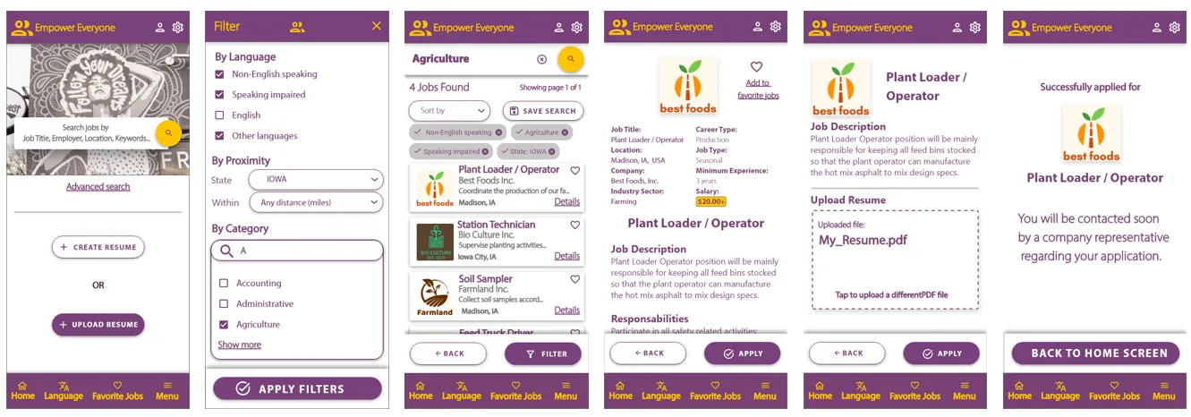 Key mockups